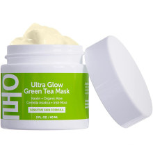 Masque facial hydratant au thé vert de soins de la peau de beauté coréenne